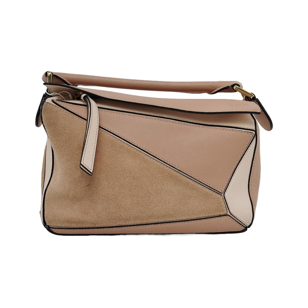 Loewe Small Puzzle Bag 2way Leather Handbag